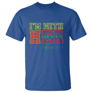 Harris Supporter T Shirt I'm With Her Kamala Harris Political Election 2024 TS11 Royal Blue Print Your Wear