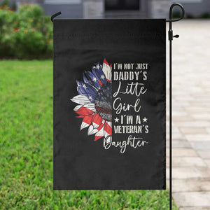 I Am Not Just Daddys Little Girl I Am A Veterans Daughter Garden Flag American Flag TS11 Print Your Wear