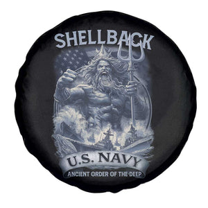 Navy Veteran Spare Tire Cover King Neptune Shellback Ancient Order Of The Deep TS11 Print Your Wear