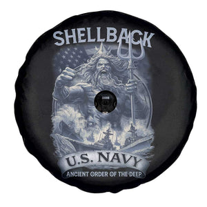 Navy Veteran Spare Tire Cover King Neptune Shellback Ancient Order Of The Deep TS11 Print Your Wear