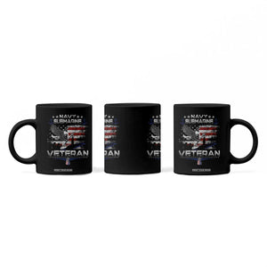 Navy Submarine Veteran Coffee Mug Military Patriotic Vintage American Flag TS11 Print Your Wear