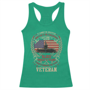 Submarine Veteran Racerback Tank Top It Cannot Be Inherited Nor Can It Be Purchased I Have Earned It TS11 Irish Green Print Your Wear