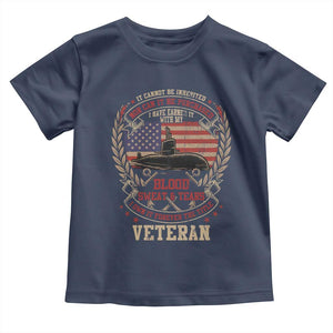 Submarine Veteran Toddler T Shirt It Cannot Be Inherited Nor Can It Be Purchased I Have Earned It TS11 Navy Print Your Wear