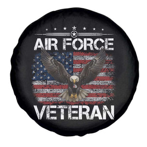 Air Force Veteran Spare Tire Cover Bald Eagle Vintage American Flag TS11 Print Your Wear