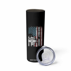 Combat Medic Soldier Skinny Tumbler Medical Military American Flag TS11 Print Your Wear