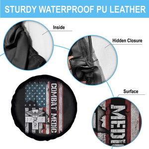 Combat Medic Soldier Spare Tire Cover Medical Military American Flag TS11 Print Your Wear