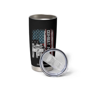 Combat Medic Soldier Tumbler Cup Medical Military American Flag TS11 Print Your Wear