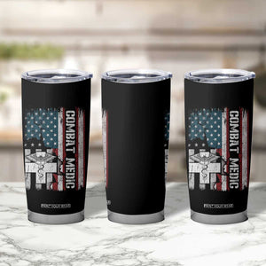Combat Medic Soldier Tumbler Cup Medical Military American Flag TS11 Print Your Wear