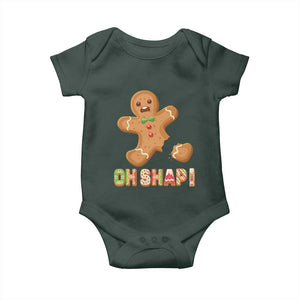 Funny Christmas Gingerbread Baby Onesie Oh Snap Cookie Baking TS11 Print Your Wear