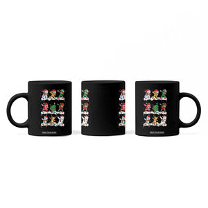 Dabbing Santa Elf Friends Christmas Light Coffee Mug TS11 Print Your Wear
