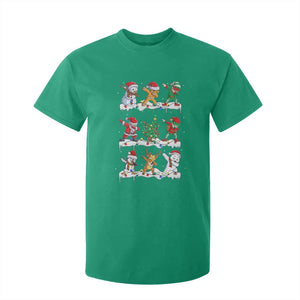 Dabbing Santa Elf Friends Christmas Light T Shirt For Kid TS11 Irish Green Print Your Wear