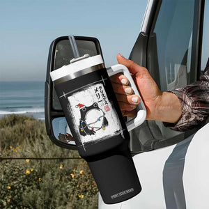 Funny Christmas Japanese Tumbler With Handle Santa Frog Ukiyoe Art TS11 Print Your Wear