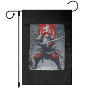 Christmas Samurai Santa Garden Flag Japanese Xmas Warrior Sword Katana TS11 Black Print Your Wear