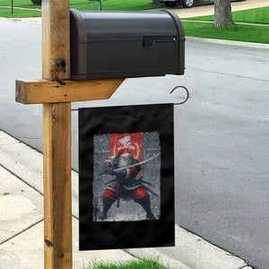 Christmas Samurai Santa Garden Flag Japanese Xmas Warrior Sword Katana TS11 Print Your Wear