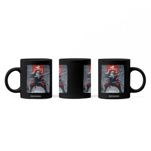 Christmas Samurai Santa Coffee Mug Japanese Xmas Warrior Sword Katana TS11 Print Your Wear