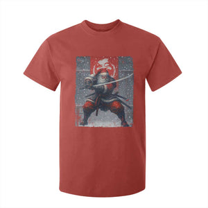 Christmas Samurai Santa T Shirt For Kid Japanese Xmas Warrior Sword Katana TS11 Red Print Your Wear