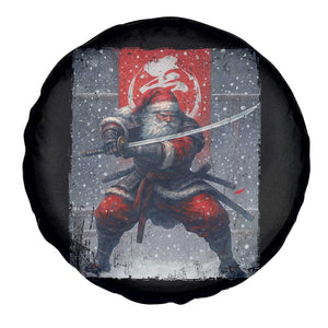 Christmas Samurai Santa Spare Tire Cover Japanese Xmas Warrior Sword Katana TS11 Print Your Wear