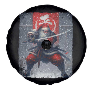 Christmas Samurai Santa Spare Tire Cover Japanese Xmas Warrior Sword Katana TS11 Print Your Wear