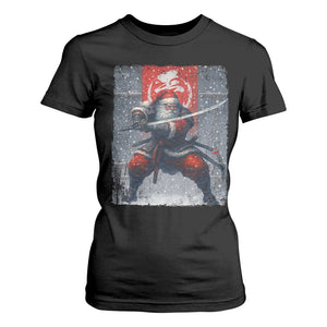 Christmas Samurai Santa T Shirt For Women Japanese Xmas Warrior Sword Katana TS11 Black Print Your Wear