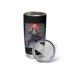 Christmas Samurai Santa Tumbler Cup Japanese Xmas Warrior Sword Katana TS11 Print Your Wear
