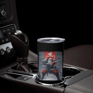 Christmas Samurai Santa Tumbler Cup Japanese Xmas Warrior Sword Katana TS11 Print Your Wear