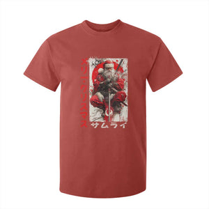 Christmas Samurai Santa T Shirt For Kid Japanese Xmas Warrior Ukiyo-e Art TS11 Red Print Your Wear