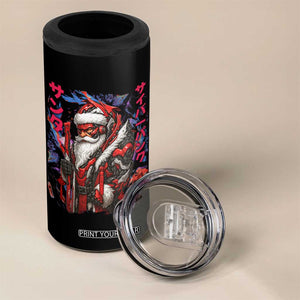 Christmas Cyberpunk Santa 4 in 1 Can Cooler Tumbler Japanese Xmas Techwear Manga Anime TS11 Print Your Wear