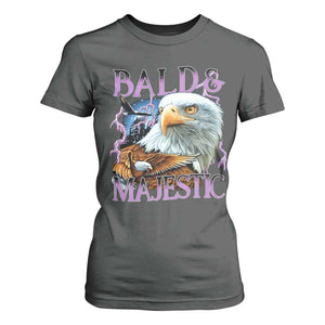 Funny Eagle Bald And Majestic T Shirt For Women Vintage Eagle Thunder Storm TS11 Dark Heather Print Your Wear