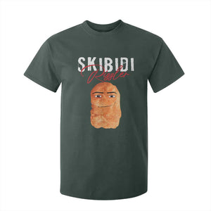 Funny Skibidi Toilet Rizzler T Shirt For Kid Brainrot Memes Rizz TS11 Dark Forest Green Print Your Wear