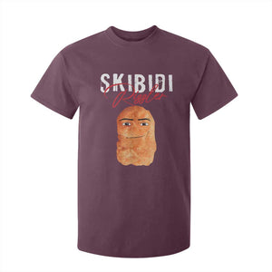 Funny Skibidi Toilet Rizzler T Shirt For Kid Brainrot Memes Rizz TS11 Maroon Print Your Wear