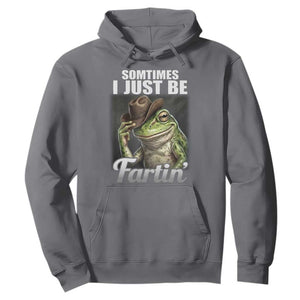 Funny Sometimes I Just Be Fartin Cowboy Frog Hoodie TS11 Charcoal Print Your Wear