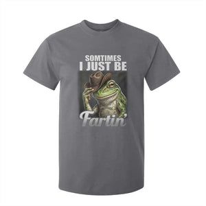 Funny Sometimes I Just Be Fartin Cowboy Frog T Shirt For Kid TS11 Charcoal Print Your Wear