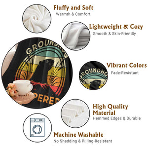 Funny Groundhog Whisperer Throw Blanket Retro Vintage Woodchuck Lover TS11 Print Your Wear