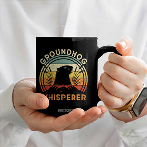 Funny Groundhog Whisperer Coffee Mug Retro Vintage Woodchuck Lover TS11 Print Your Wear