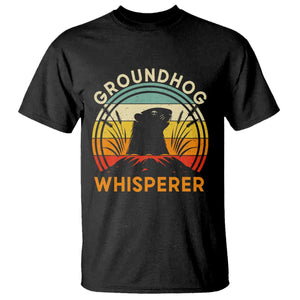 Funny Groundhog Whisperer T Shirt Retro Vintage Woodchuck Lover TS11 Black Print Your Wear