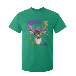 Funny Mardi Gras Mississippi Deer T Shirt For Kid Throw Me Something Mister Beads TS11 Irish Green Print Your Wear