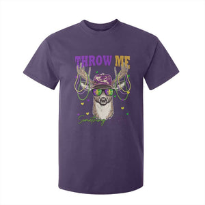 Funny Mardi Gras Mississippi Deer T Shirt For Kid Throw Me Something Mister Beads TS11 Purple Print Your Wear