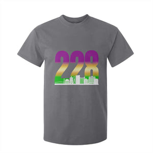 Funny Mardi Gras In Biloxi Mississippi T Shirt For Kid 228 Skyline Area Code TS11 Charcoal Print Your Wear