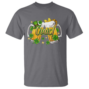 Funny St Patrick's Day Irish Beer Drinking Craic T Shirt TS11 Charcoal Print Your Wear