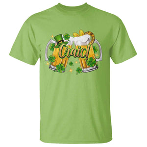 Funny St Patrick's Day Irish Beer Drinking Craic T Shirt TS11 Lime Print Your Wear