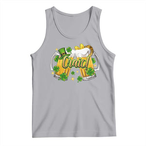 Funny St Patrick's Day Irish Beer Drinking Craic Tank Top TS11 Athletic Heather Print Your Wear