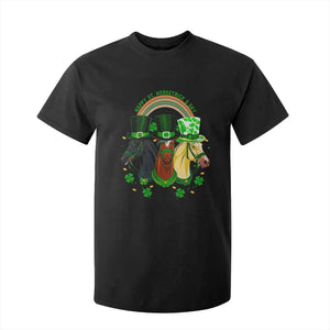 Funny St Patrick's Day Horse T Shirt For Kid Happy St Horsetrick's Day Shamrock TS11 Black Print Your Wear