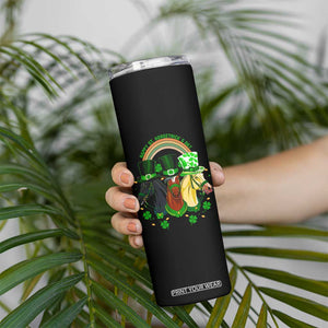 Funny St Patrick's Day Horse Skinny Tumbler Happy St Horsetrick's Day Shamrock TS11 Print Your Wear
