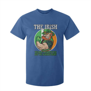 Funny The Irish We Don't Always Win But We Always Fight T Shirt For Kid TS11 Royal Blue Print Your Wear