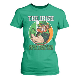 Funny The Irish We Don't Always Win But We Always Fight T Shirt For Women TS11 Irish Green Print Your Wear