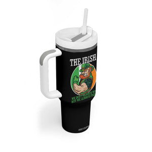 Funny The Irish We Don't Always Win But We Always Fight Tumbler With Handle TS11 Print Your Wear