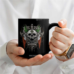 Funny Irish Warrior Coffee Mug Vintage Skull Celtic Cross Ireland Flag TS11 Print Your Wear