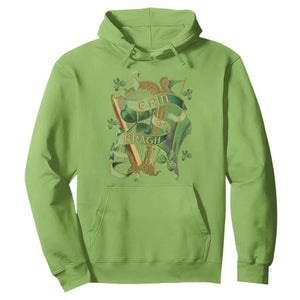 Irish Pride Hoodie Erin Go Bragh Harp Shamrock St Patrick's Day TS11 Lime Print Your Wear