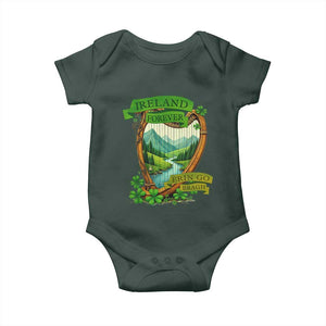 Irish Pride Baby Onesie Ireland Forever Erin Go Bragh Harp Shamrock TS11 Print Your Wear