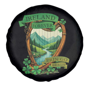 Irish Pride Spare Tire Cover Ireland Forever Erin Go Bragh Harp Shamrock TS11 Print Your Wear